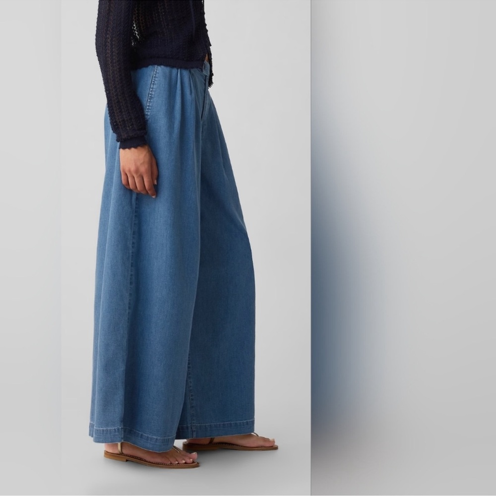 Gap x Doen Denim High Rise Trousers - Picture 3 of 8
